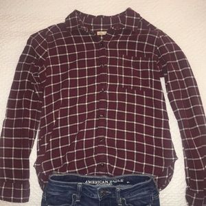 Hollister plaid flannel